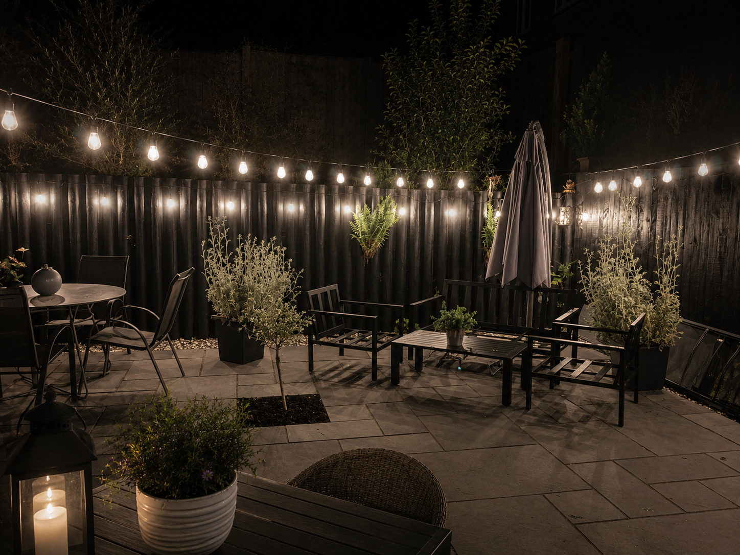 Ice white festoon garden luxury