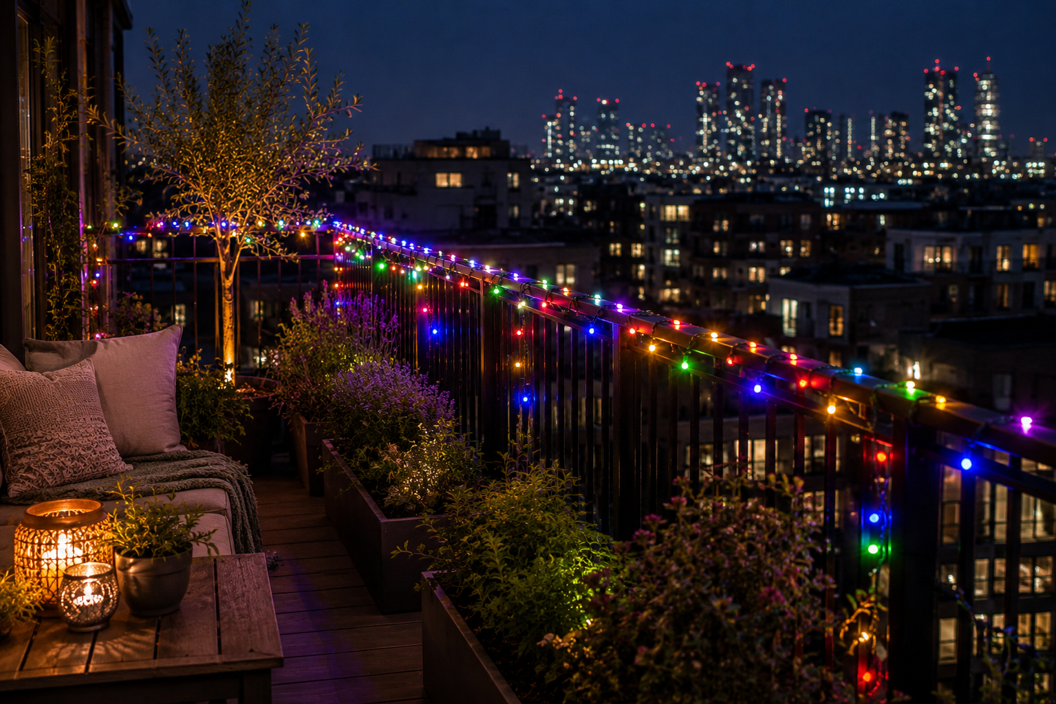 LED String Lights Multi Coloured Static 10m | Lights 4 You Image 5