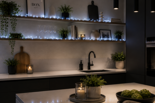 Indoor LED String Lights – Ice White, 10 m