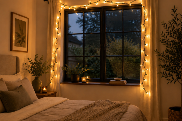 Indoor LED String Lights – Warm White Static, 10 m