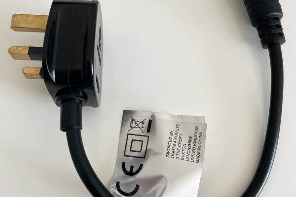Power cord for LED Festoon