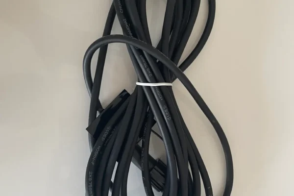 5m Black Extension Cable – LED Lights