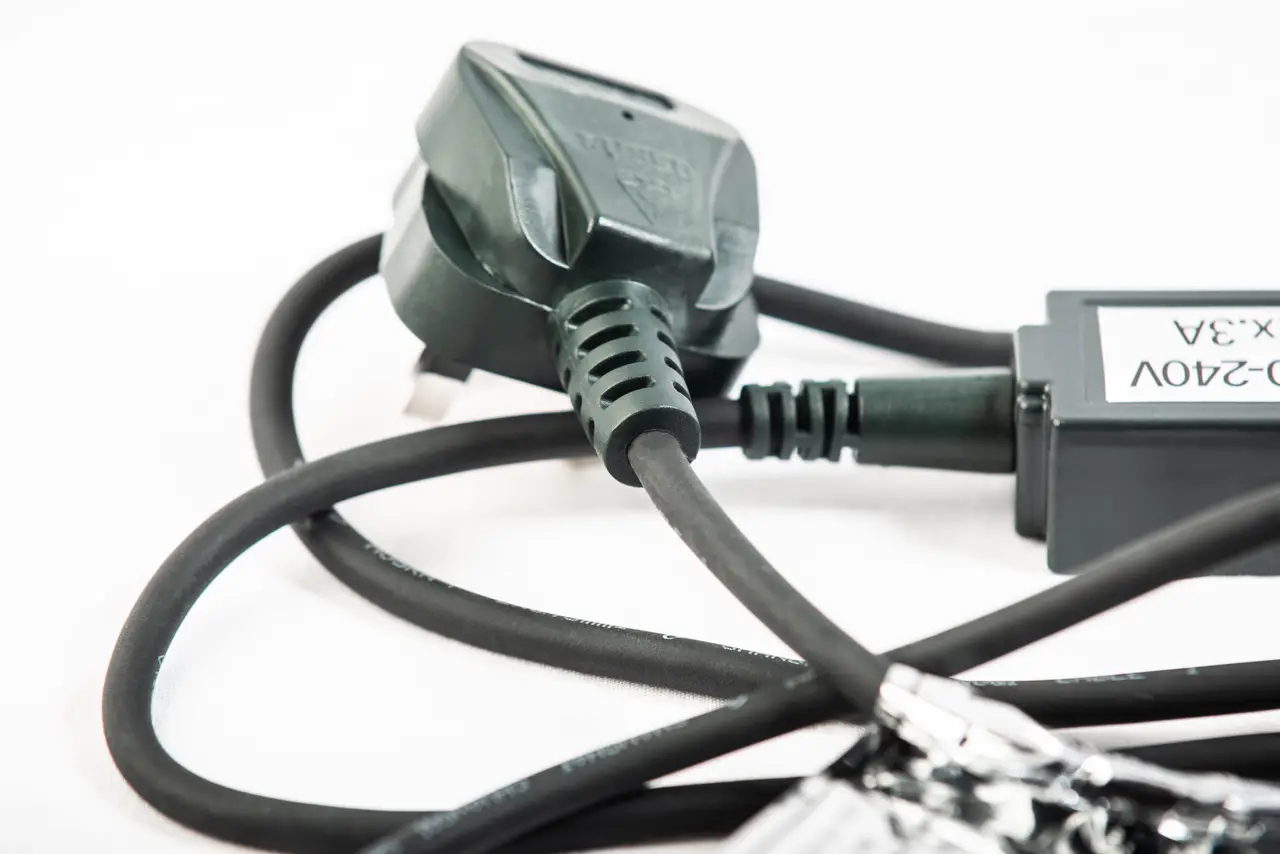 Dark Green 1 8m power cord