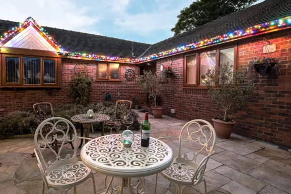 LED Cluster Lights – Multi Coloured 5 m static connectable outdoor lights