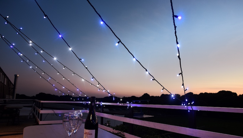 LED String Lights Bi Colour Blue/White 20m | Lights 4 You Image 3
