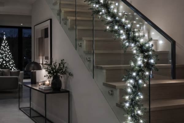 Indoor motion light ice white staircase