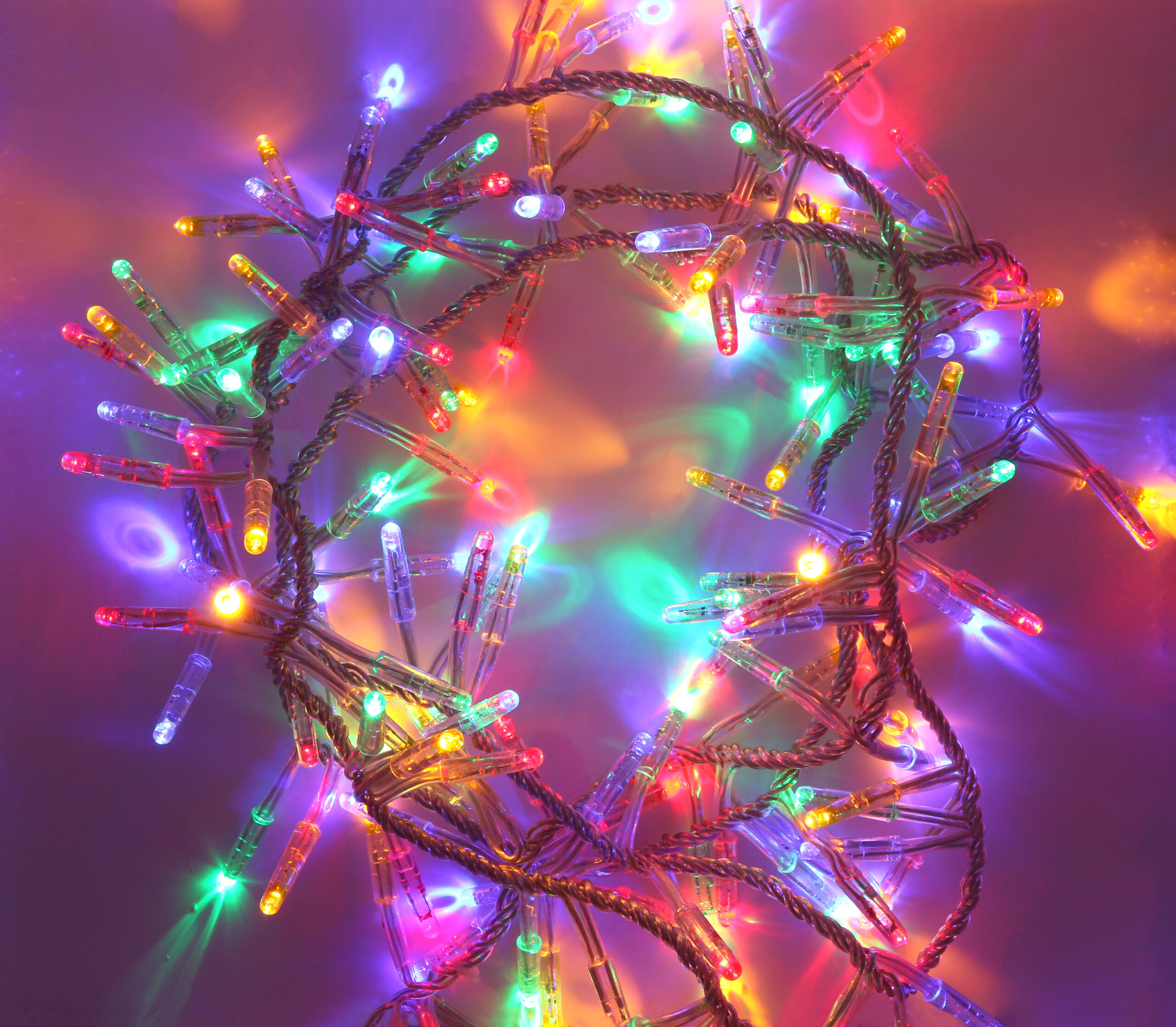 Indoor led cluster light multi coloured product